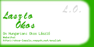 laszlo okos business card