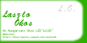 laszlo okos business card